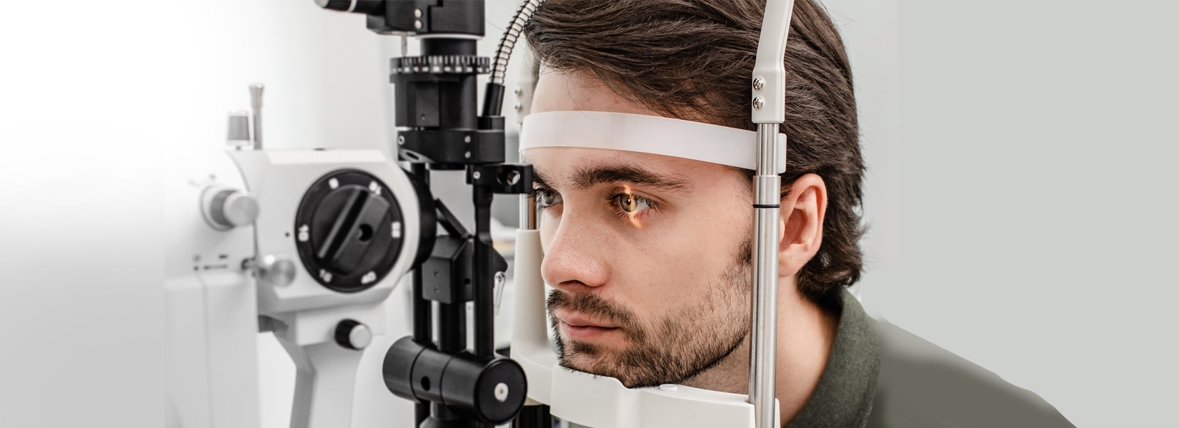 young man during eye exam in Chillicothe